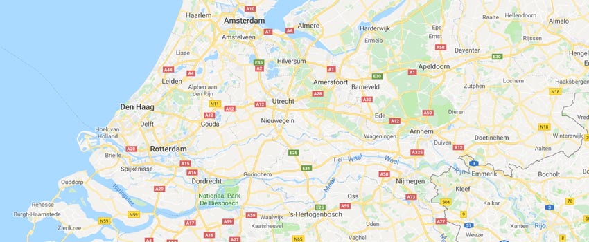 DELA op de kaart van Nederland